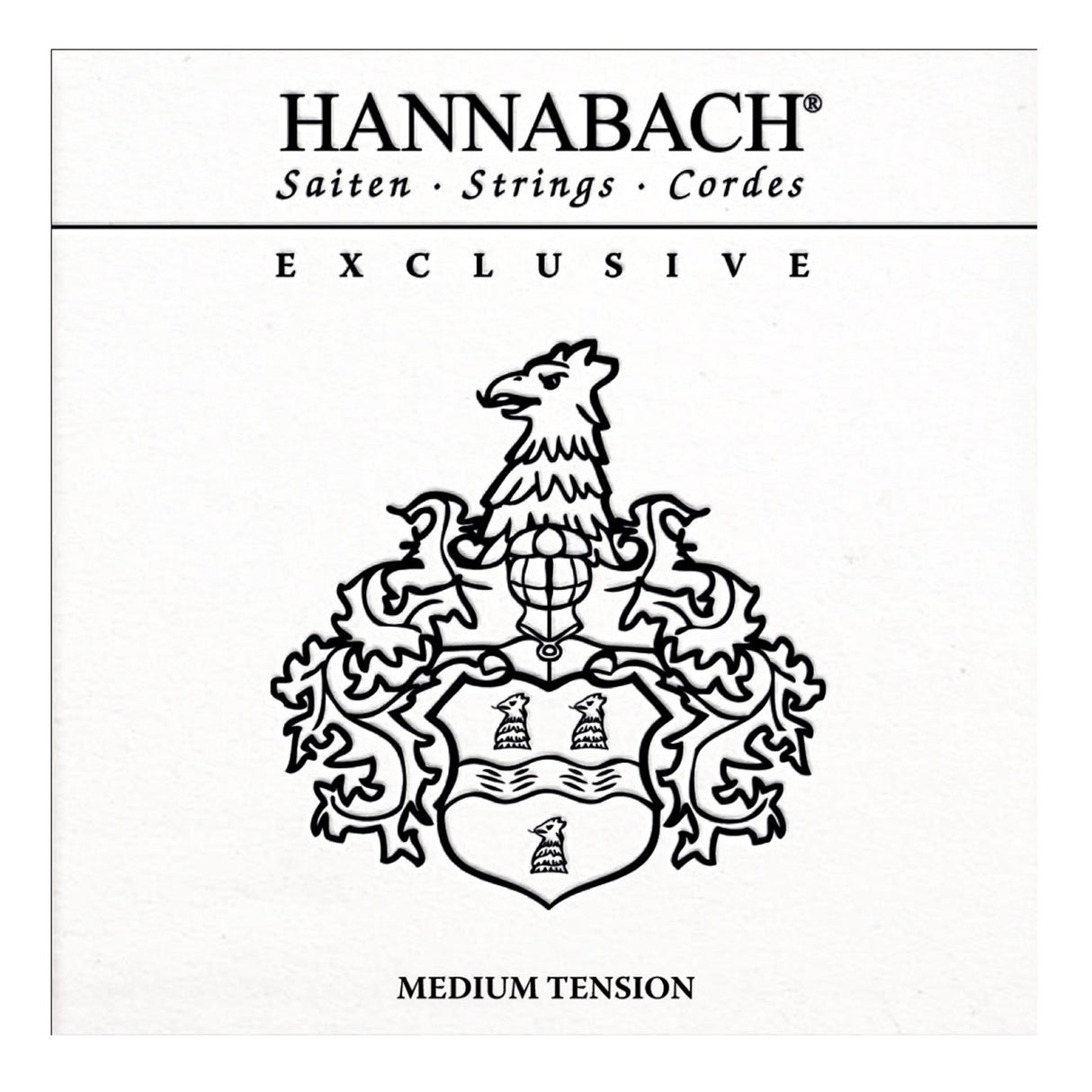 Hannabach strängar för klassisk gitarr Exclusive Serie Medium Tension - Exclusiv Medium Tension Set (EXCLMT)