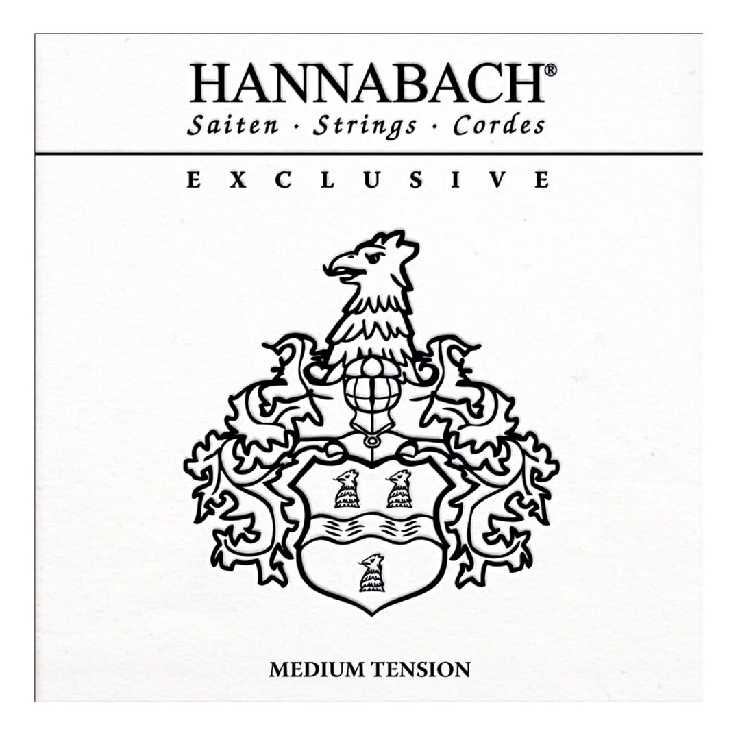Hannabach strängar för klassisk gitarr Exclusive Serie Medium Tension - Exclusiv Medium Tension Set (EXCLMT)
