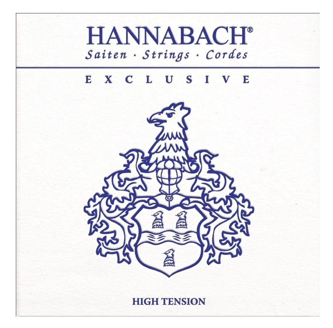 Hannabach strängar för klassisk gitarr Exclusive Serie High Tension - Exclusiv High Tension Set (EXCLHT)