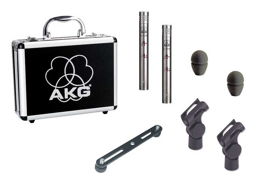 AKG C451B kondensatormikrofon (stereouppsättning)