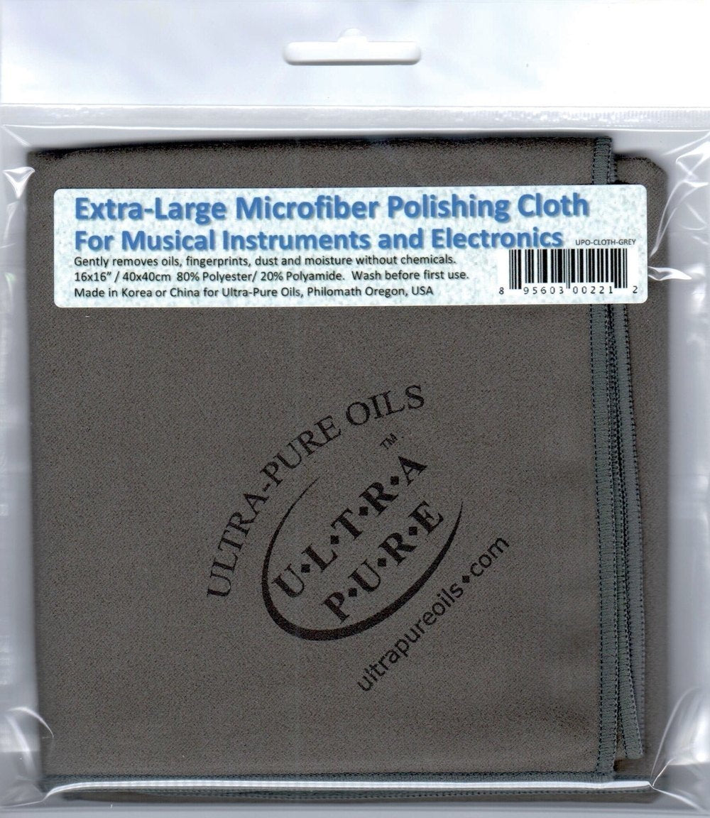 Ultra-Pure putsduk i mikrofiber, 40 x 40 cm, mörkgrå
