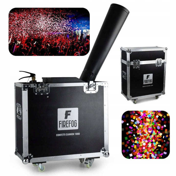 Firefog CANNON 1000+ CO2-konfettikanon i case