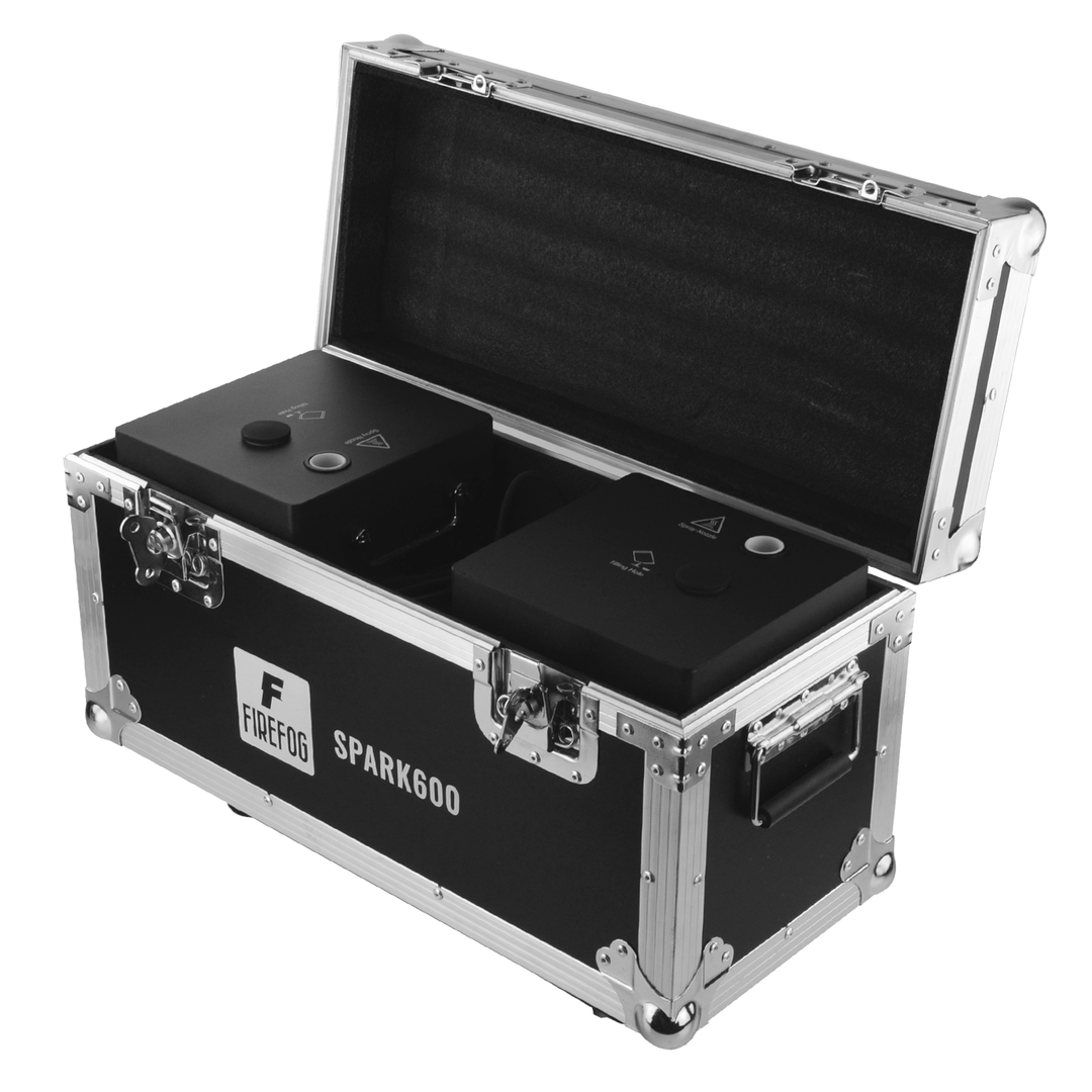 Firefog SPARK600 gnistmaskin, set med 2 maskiner och case