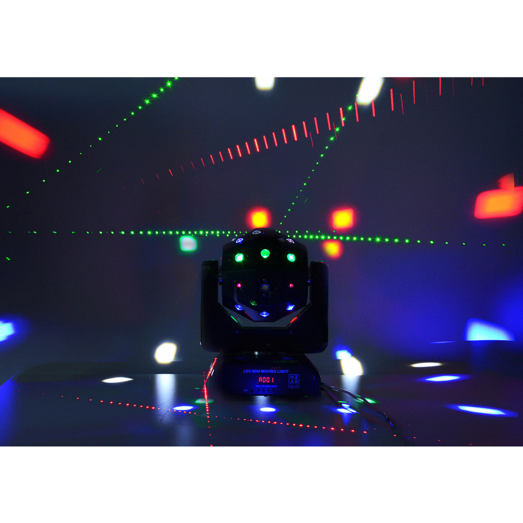 Firefog STARBALL movingheads med laser och strobe