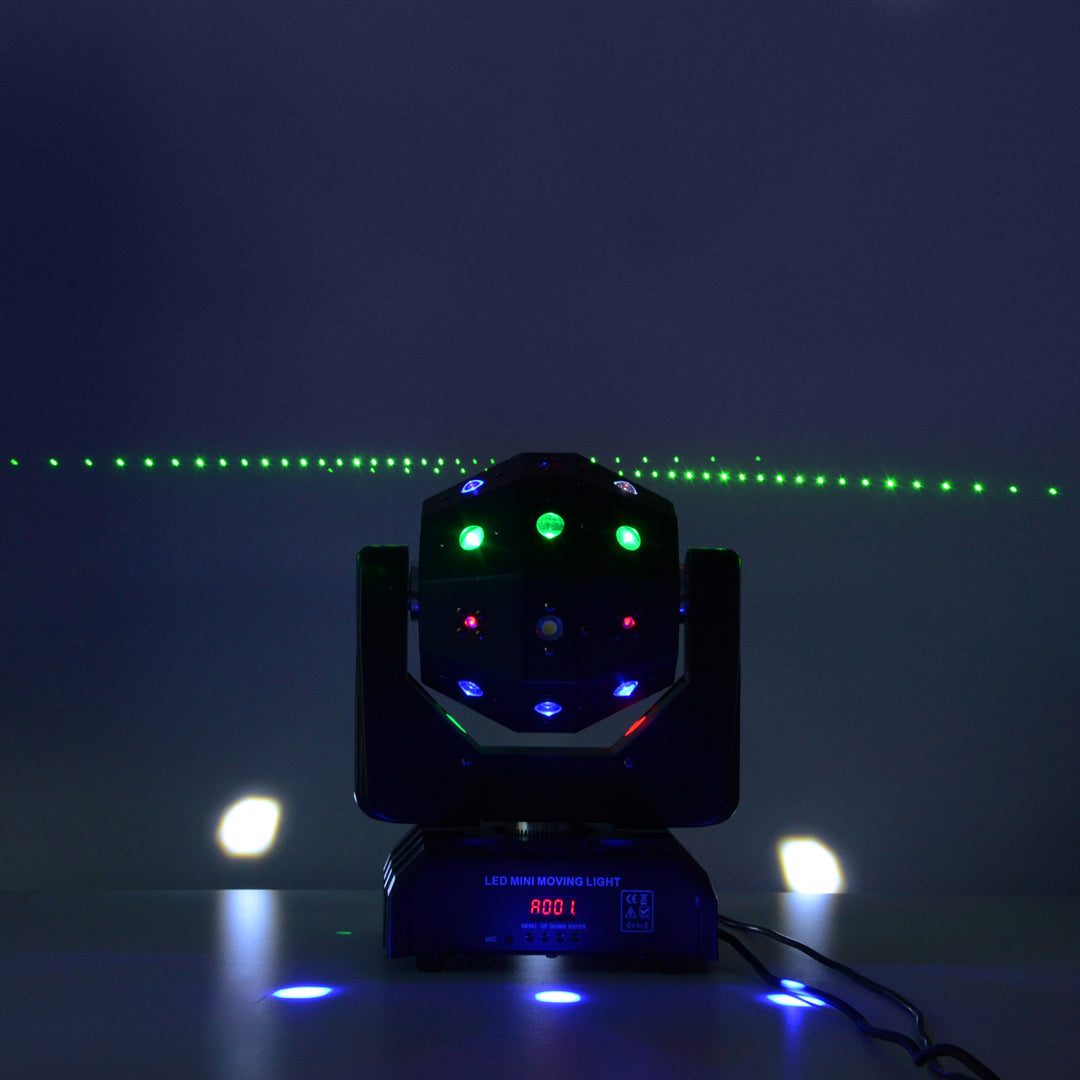 Firefog STARBALL movingheads med laser och strobe