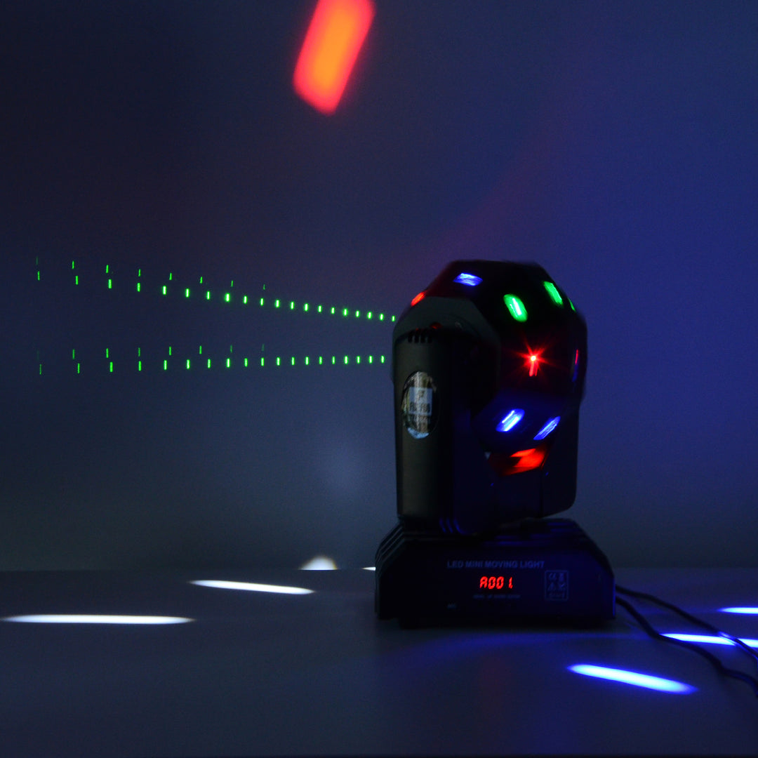 Firefog STARBALL movingheads med laser och strobe