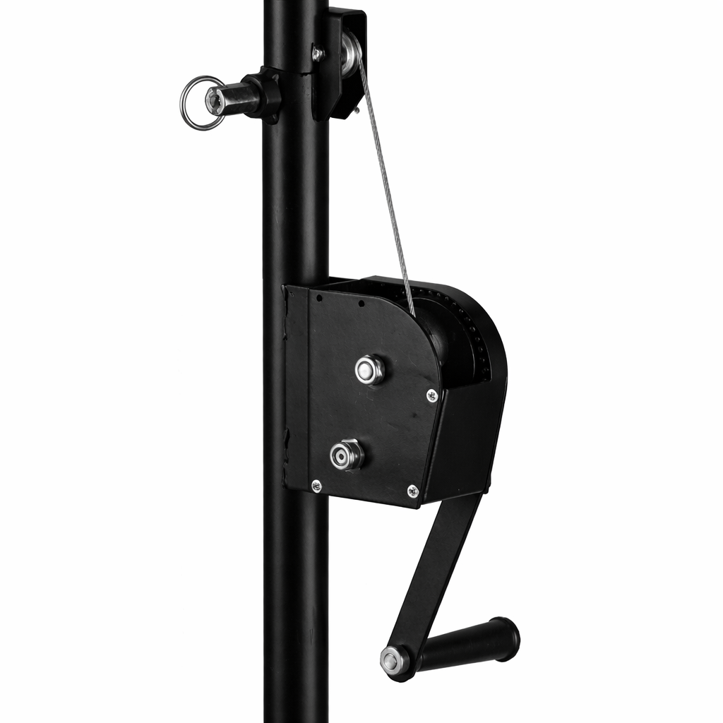 Hardman LS2 wind-up-ljusstativ, 1,6 till 2,8 m, 50 kg