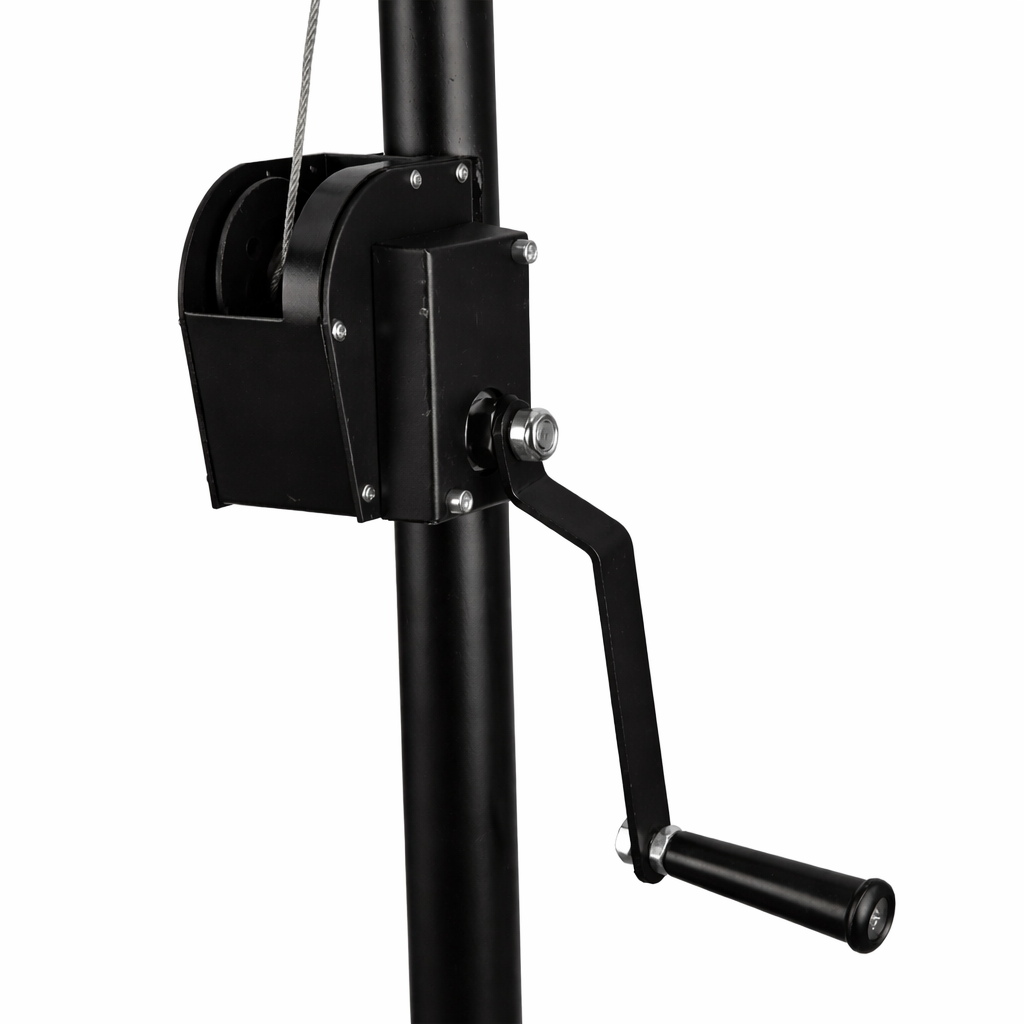 Hardman LS2 wind-up-ljusstativ, 1,6 till 2,8 m, 50 kg