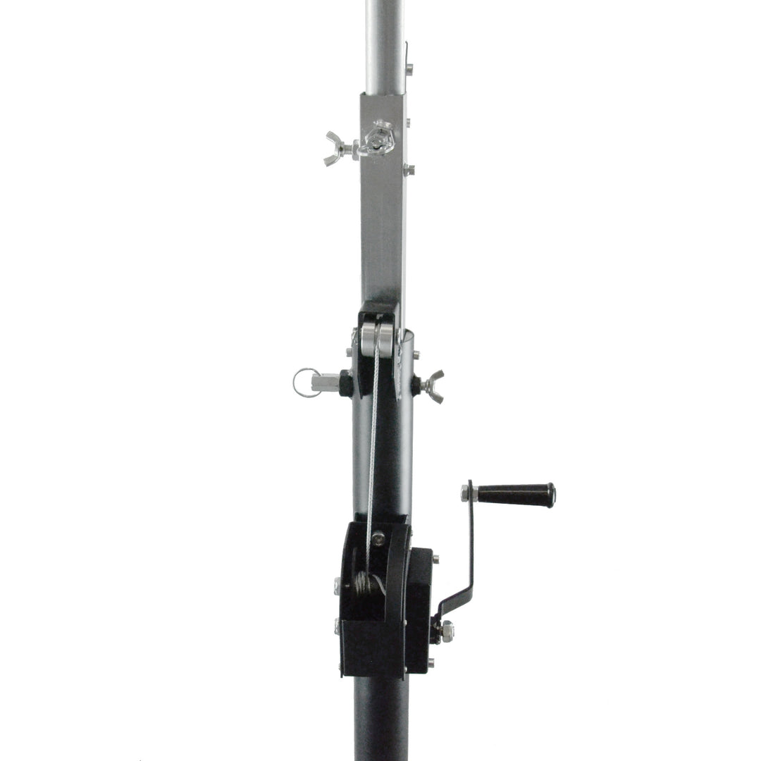 Hardman LS3 wind-up-ljusstativ, 1,7 till 4,3 m, 65 kg