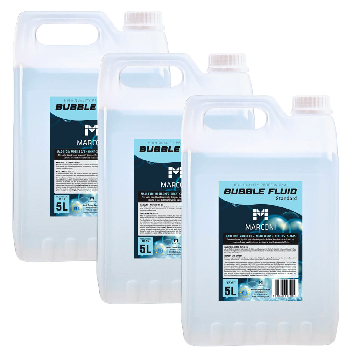 3 x 5L Såpbubbelvätska