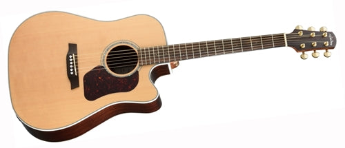 Walden D600CEW Western gitarr (naturlig)