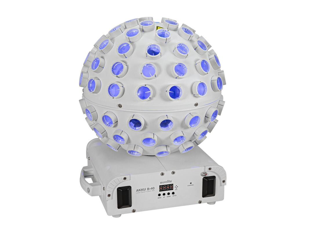 EUROLITE AKKU B-40 Laserstråleffekt AIR vit