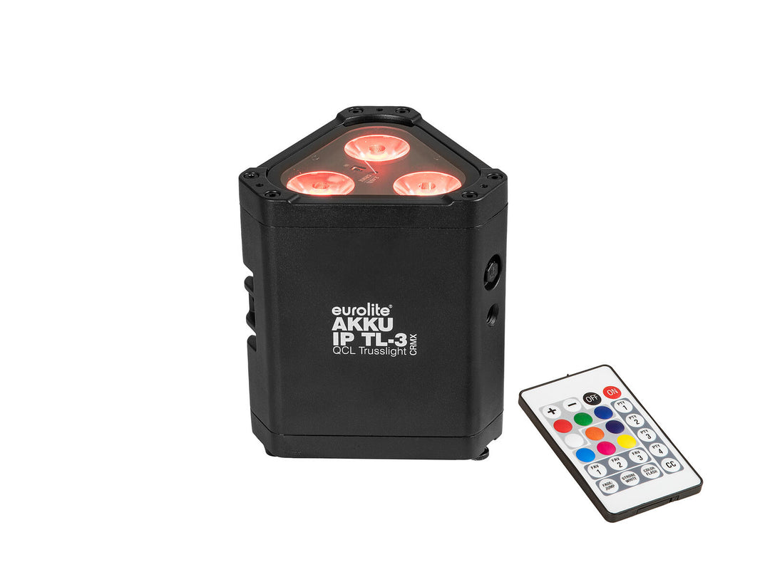 EUROLITE Set 6x AKKU IP TL-3 QCL + fodral med hjul och laddningsfunktion