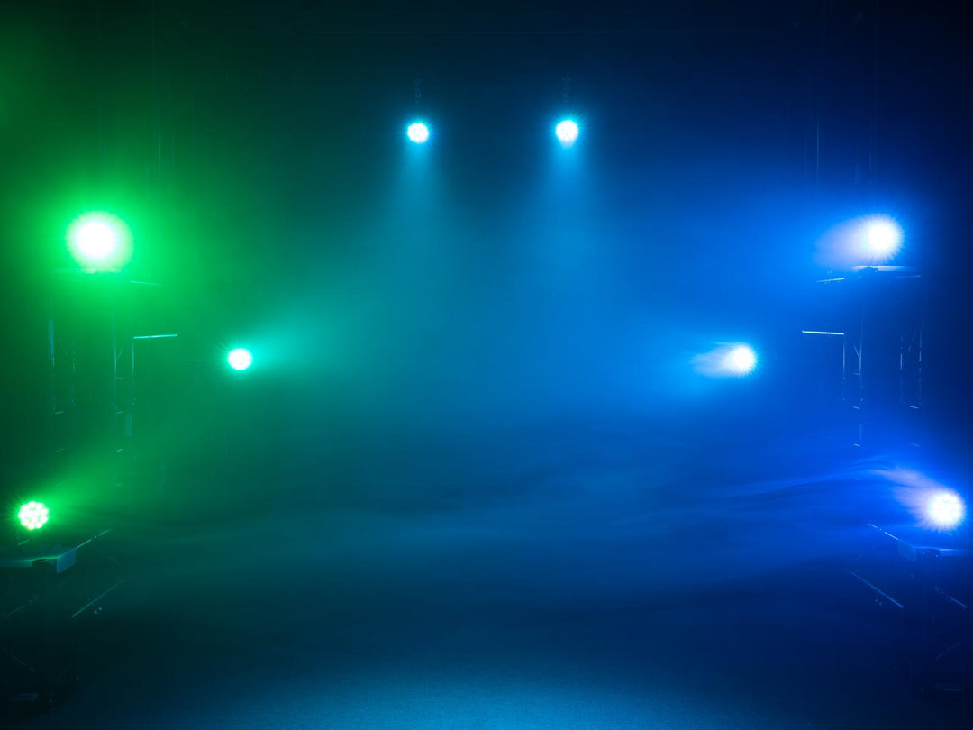 EUROLITE Set 4x LED PARty Spot Silent RGB/WW med Soft Bag