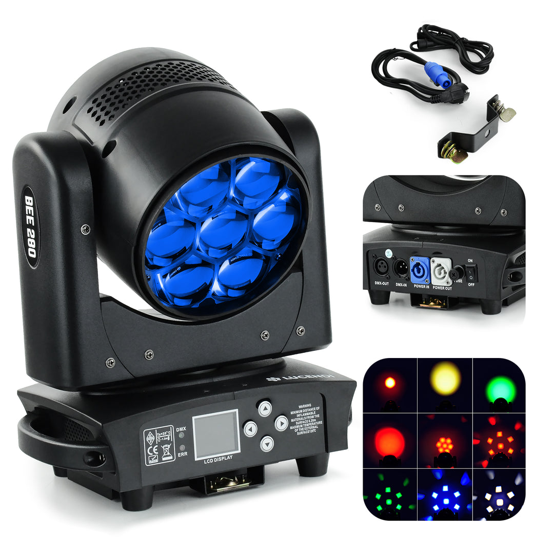 Lucendi BEE280 7 x 40 W LED Bee Eyes