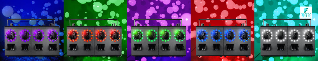 Firefog BUBBLE FOGGER 2000 rök- och bubbelmaskin med LED och DMX