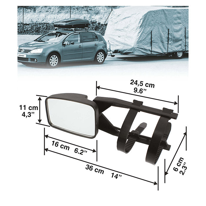Camping-/husbilsspegel, 1 st. universal