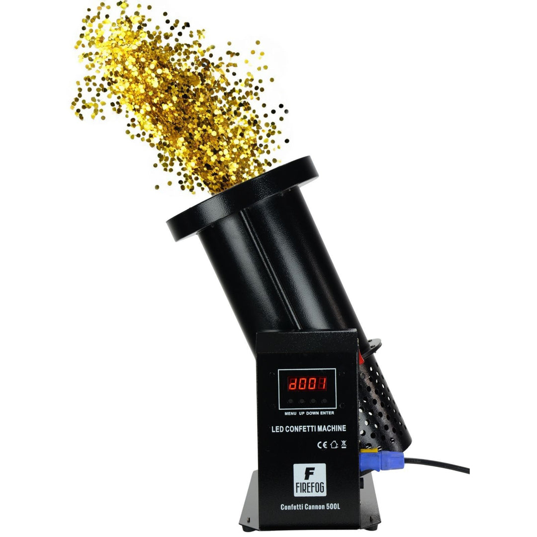 Firefog Confetti Cannon 500L konfettikanon med LED och DMX