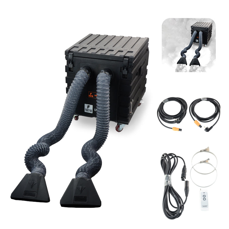 Firefog LF6000 PRO heavy smoke-maskin för torris, 6000 W