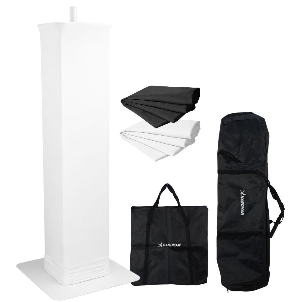 Hardman PTS23W totem, vit, 100 till 175 cm
