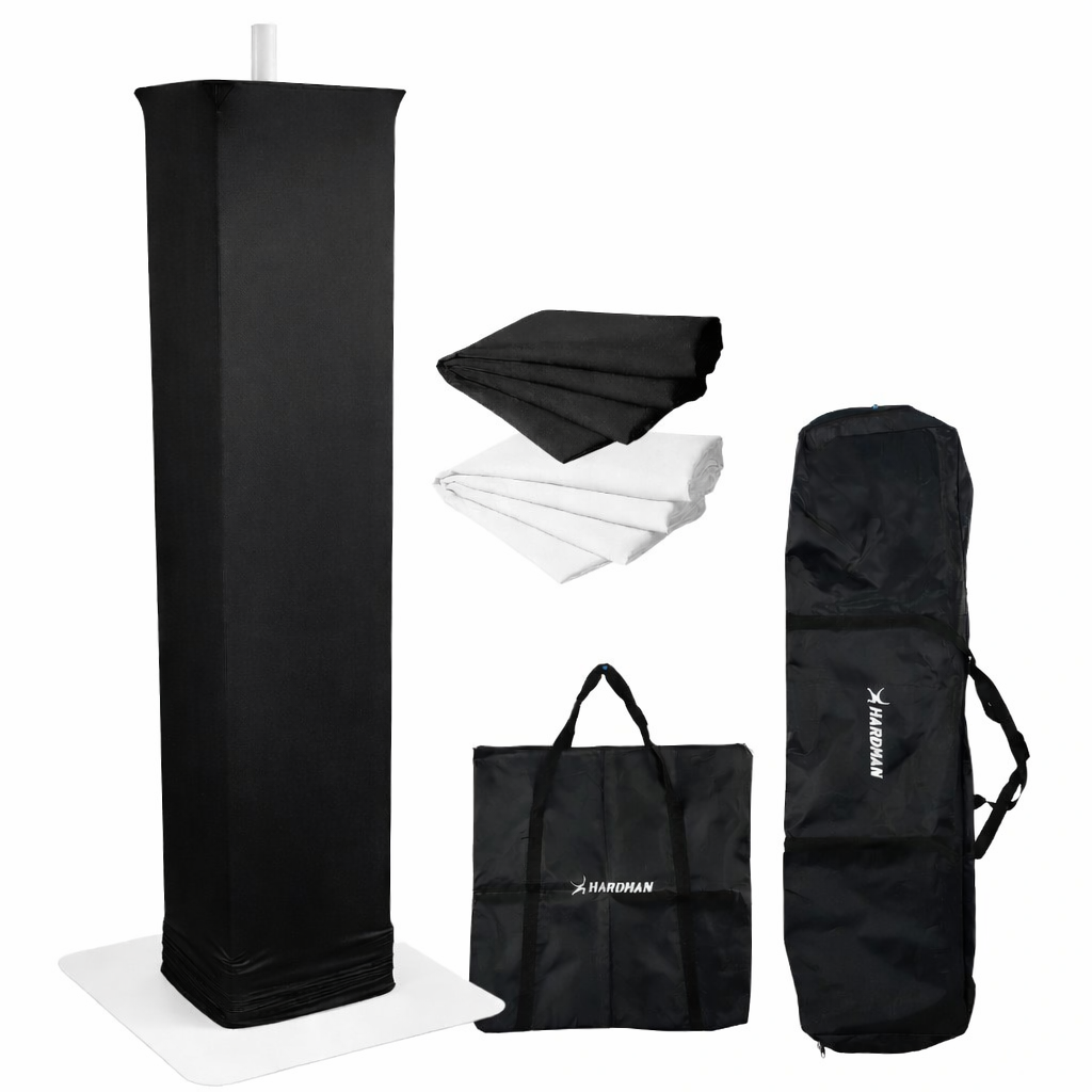 Hardman PTS23W totem, vit, 100 till 175 cm