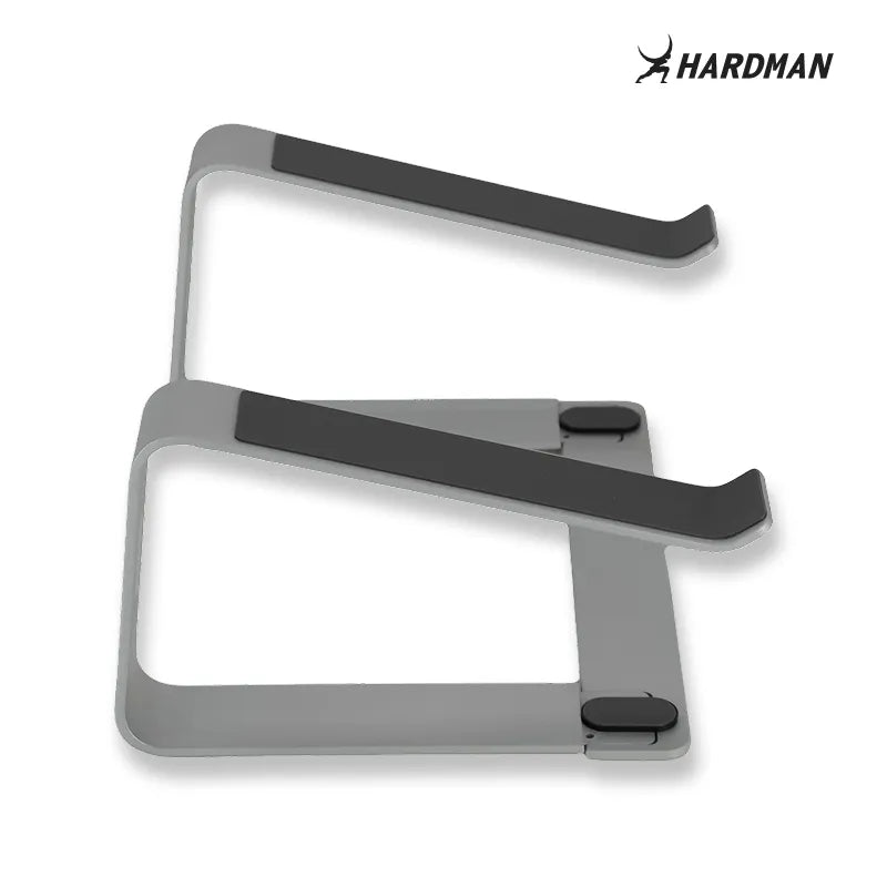 Hardman LSR2 – Hopfällbart laptopstativ i aluminium, silver