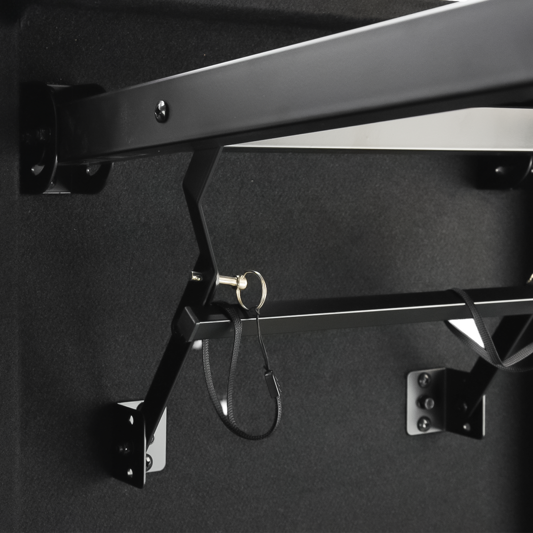 Hardman DTS1 hopfällbart DJ-bord, 154 x 52 cm, med väska