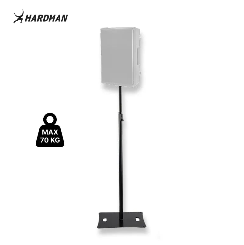 Hardman HLK980-PRO pelarstativ med tung stålbas, 1,3 till 2 m