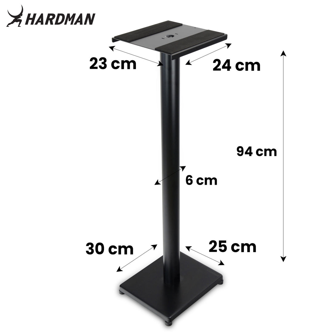 Hardman HLM90 studiemonitorstativ, 94 cm, upp till 70 kg