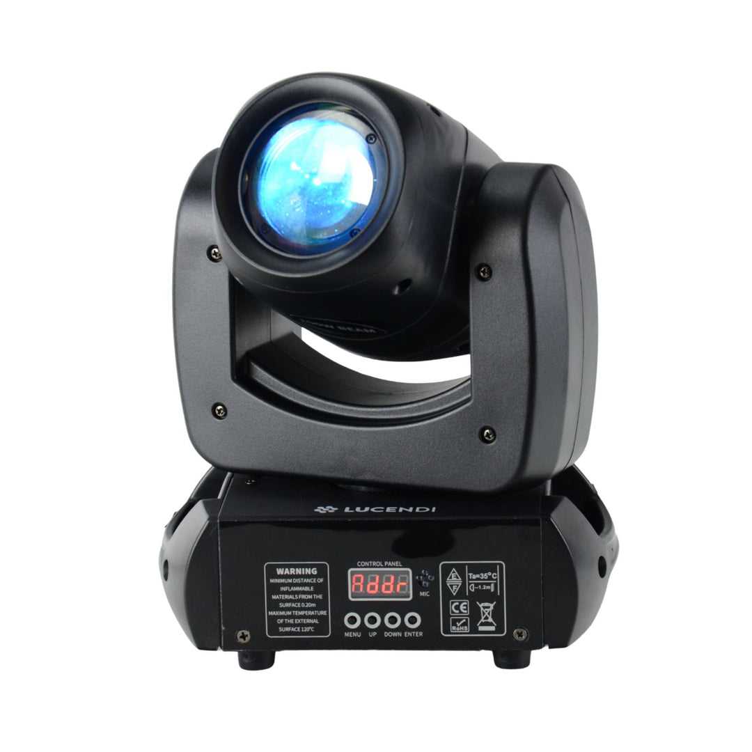 Lucendi BEAM100 moving head, set med 4 st och case