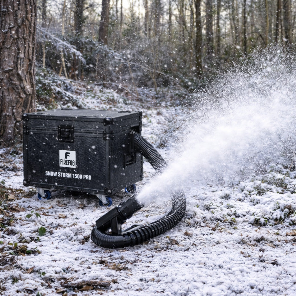 Firefog Snow Storm 1500 Pro snömaskiner 1500 W i flightcase