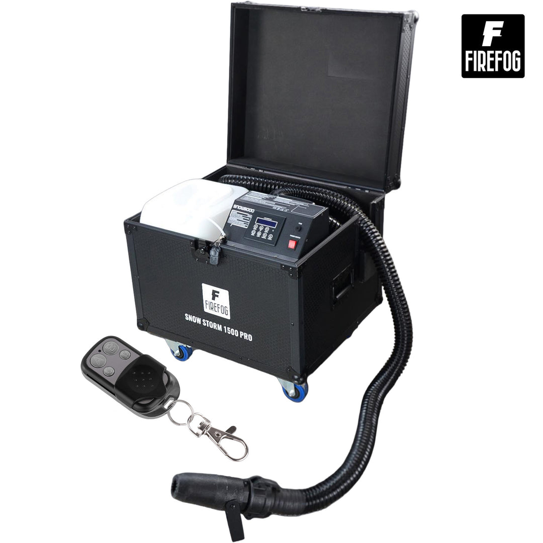 Firefog Snow Storm 1500 Pro snömaskiner 1500 W i flightcase