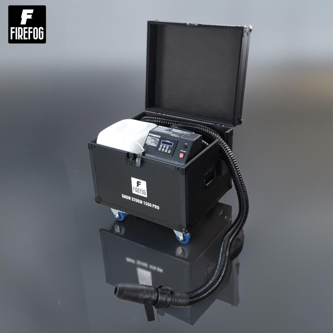 Firefog Snow Storm 1500 Pro snömaskiner 1500 W i flightcase