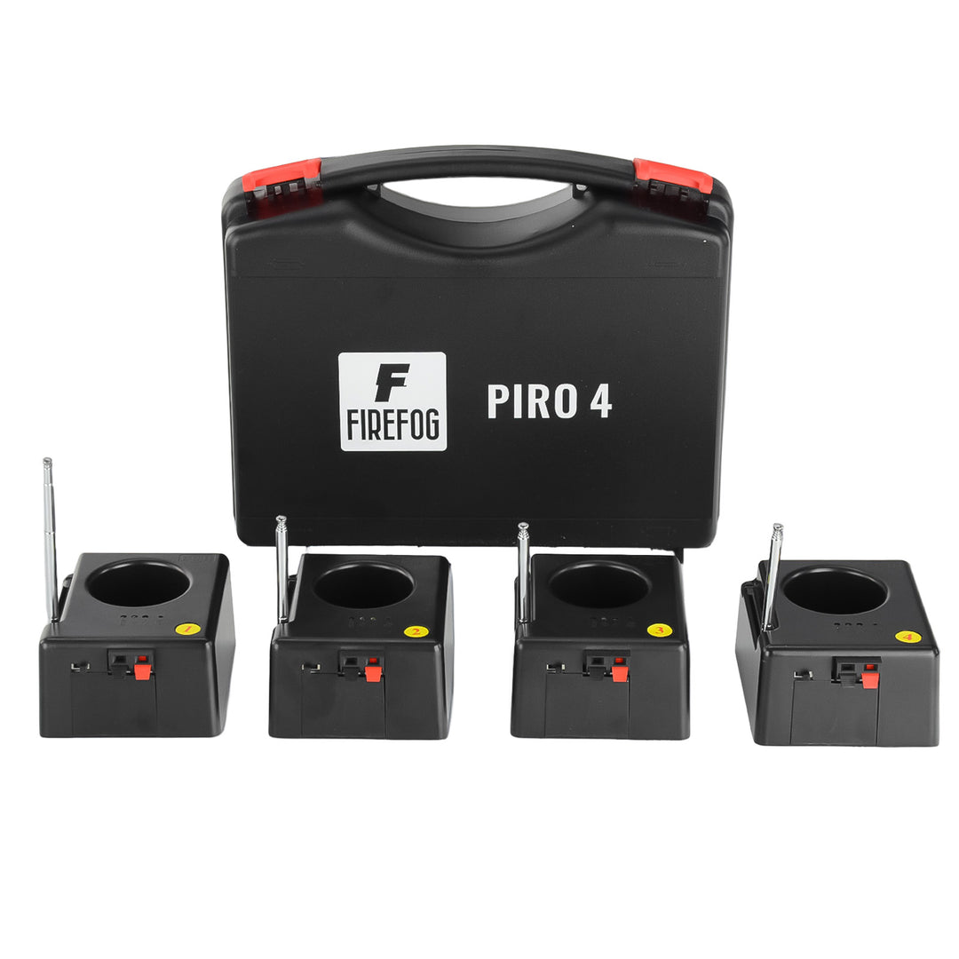 Firefog Piro 4 fjärrtändningsset för gnistfontäner, 4 kanaler