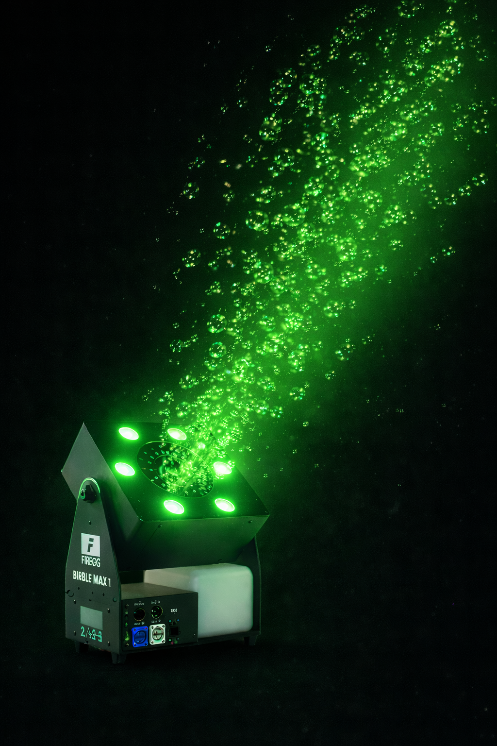 Firefog Bubble Max 1 bubbelmaskin med LED, DMX och fjärrkontroll