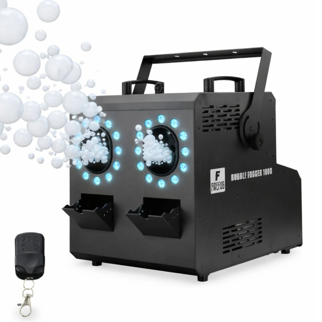 Firefog BUBBLE FOGGER 1000 rök- och bubbelmaskin med RGBW LED