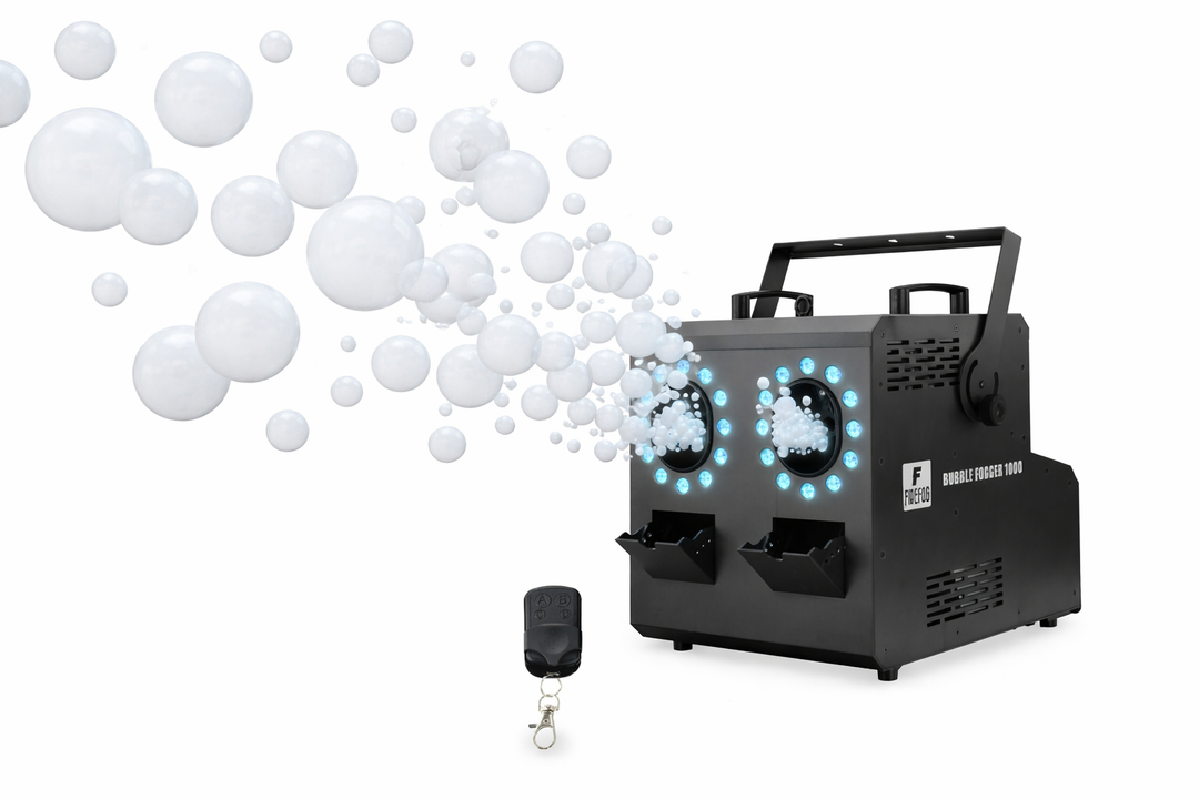 Firefog BUBBLE FOGGER 1000 rök- och bubbelmaskin med RGBW LED
