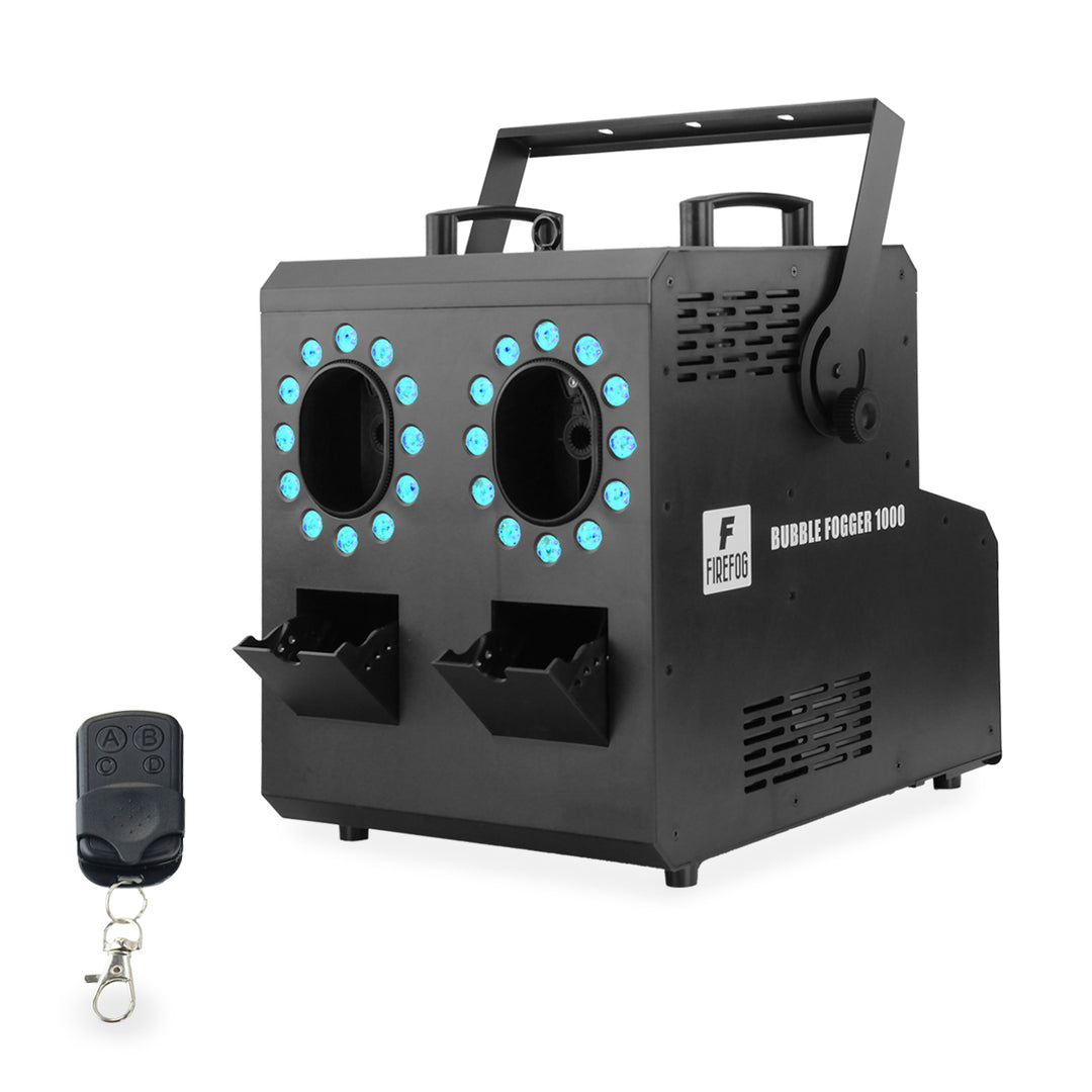 Firefog BUBBLE FOGGER 1000 rök- och bubbelmaskin med RGBW LED