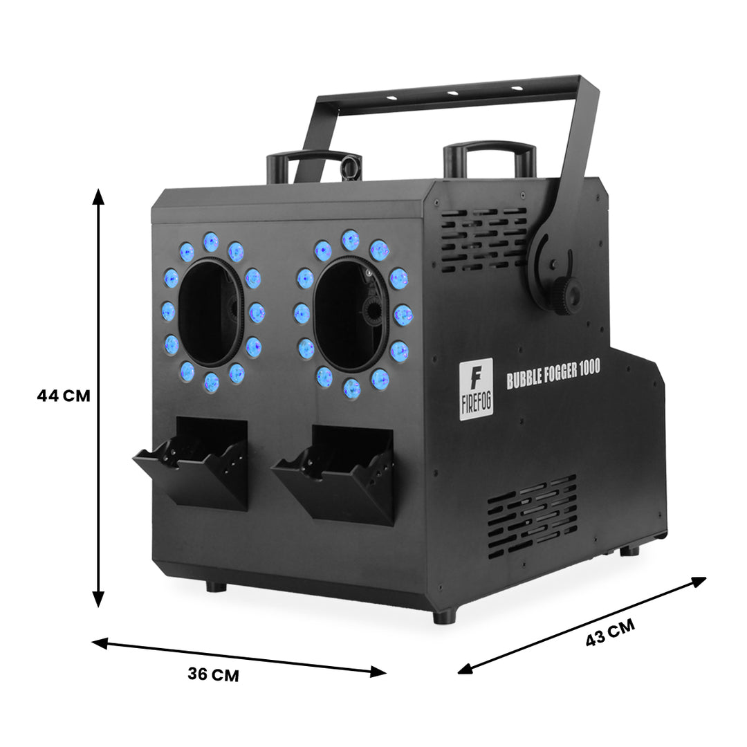 Firefog BUBBLE FOGGER 1000 rök- och bubbelmaskin med RGBW LED