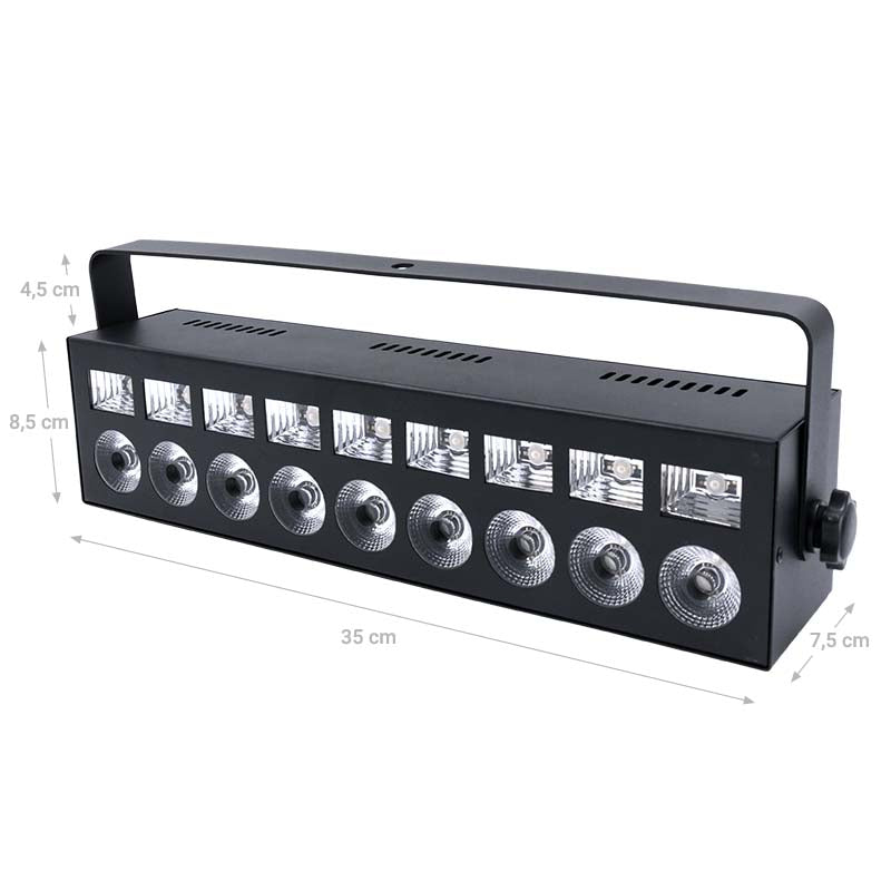 LIGHT4ME BATTEN MIX RGBW+UV vægvasker LED BAR strobe