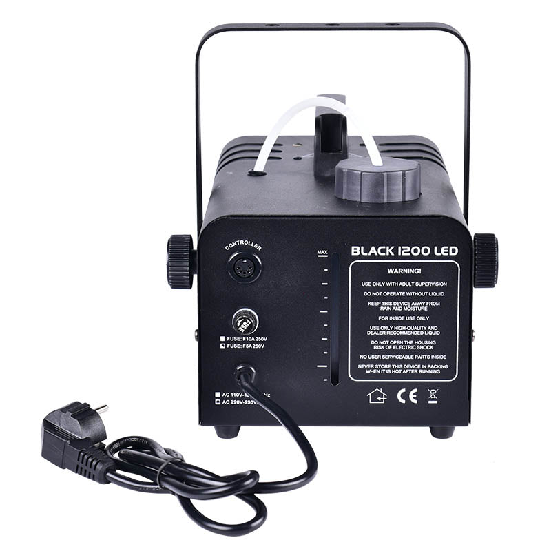 Light4Me BLACK 1200 LED Rökmaskin Bundle