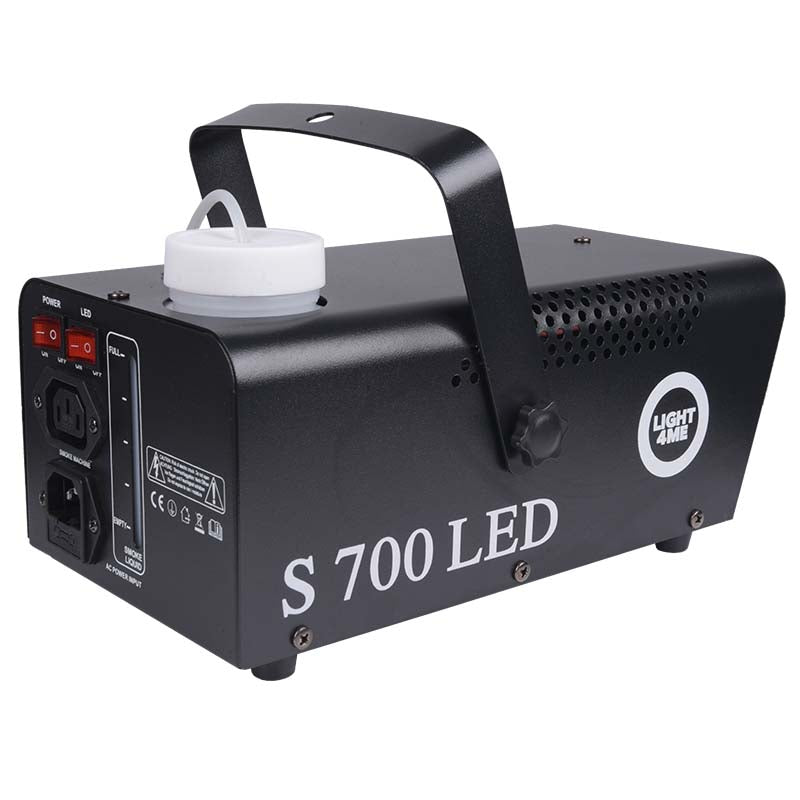 LIGHT4ME S 700W LED rökgenerator effektgenerator fjärrkontroll