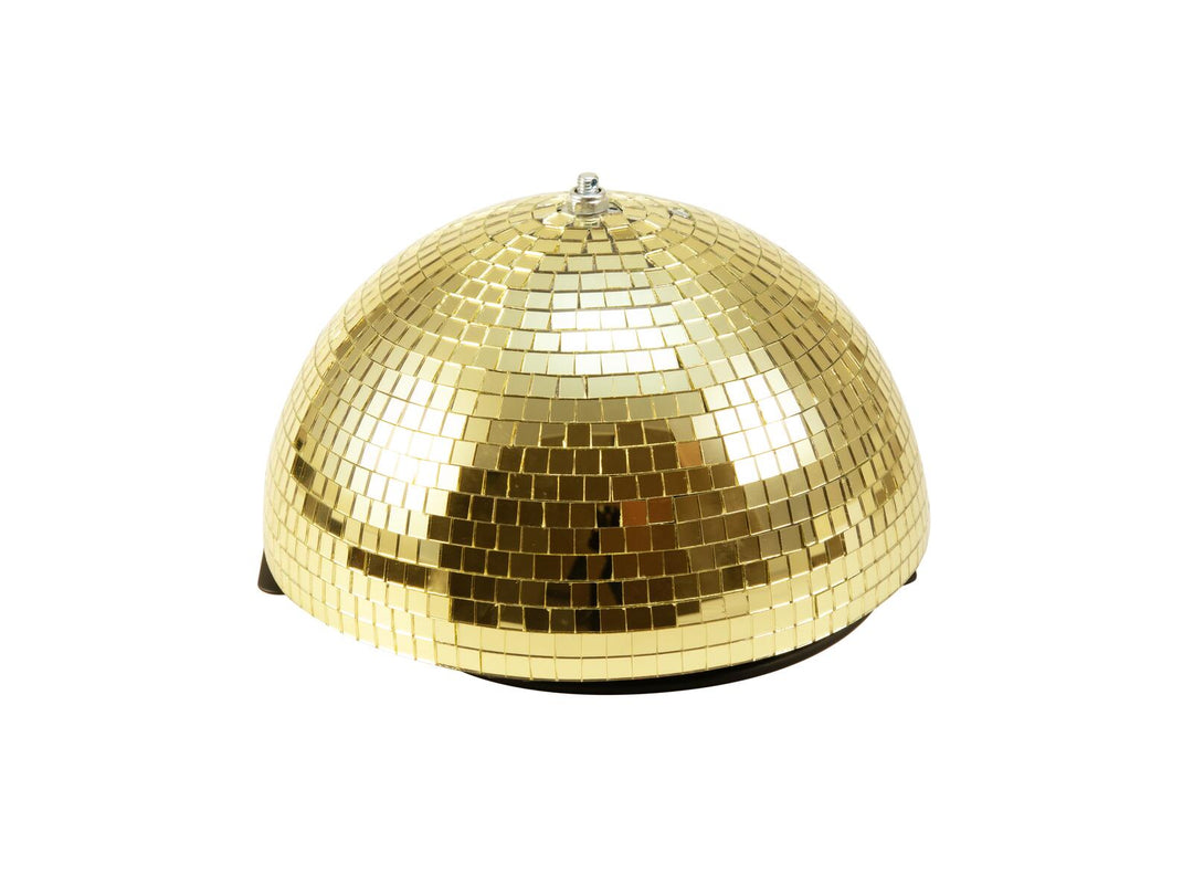 EUROLITE Halv spegelkula 30cm guld, motoriserad