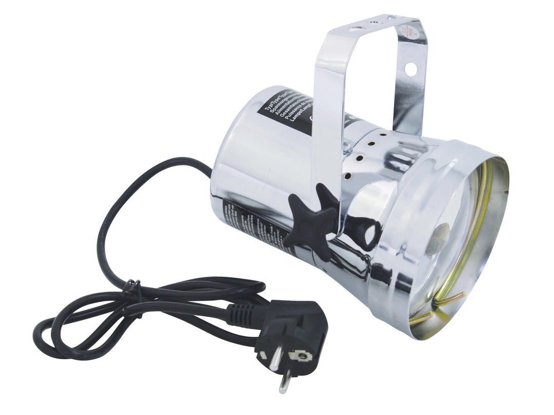 EUROLITE T-36 Pinspot med kontakt, silver