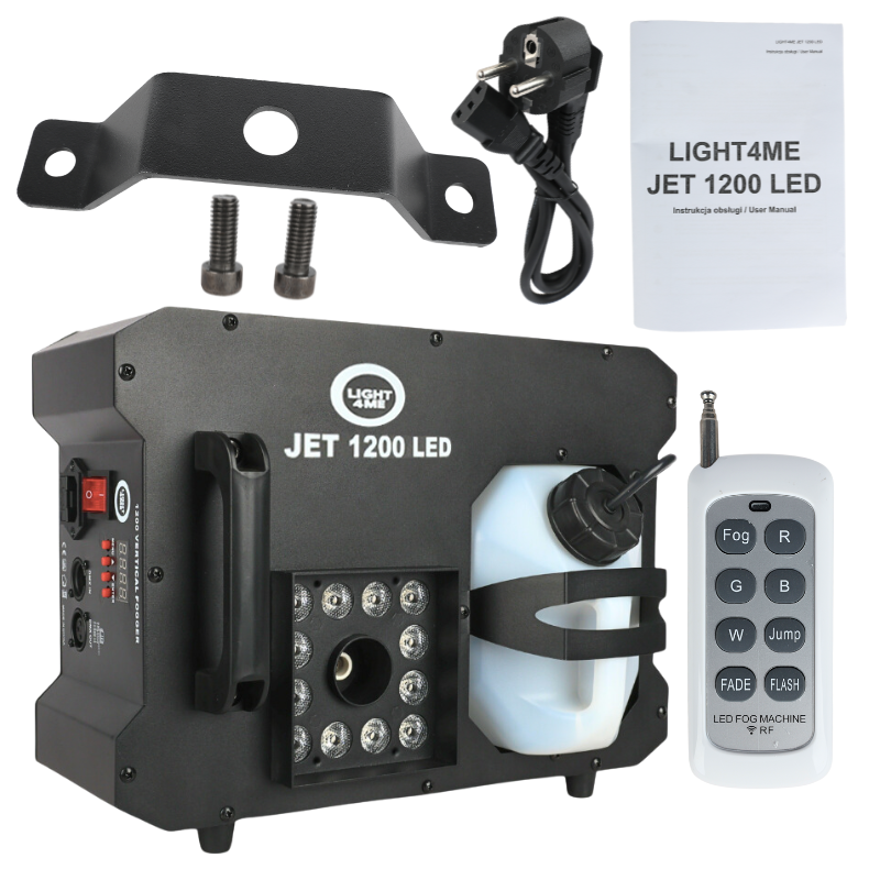 LIGHT4ME JET 1200 LED vertikal rökmaskin