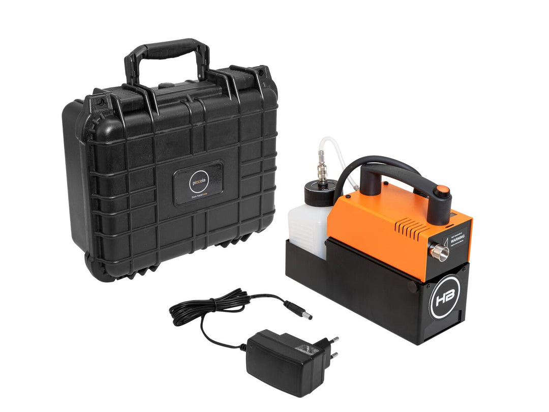 HAZEBASE PICCOLA Batteridriven rökmaskin DMX