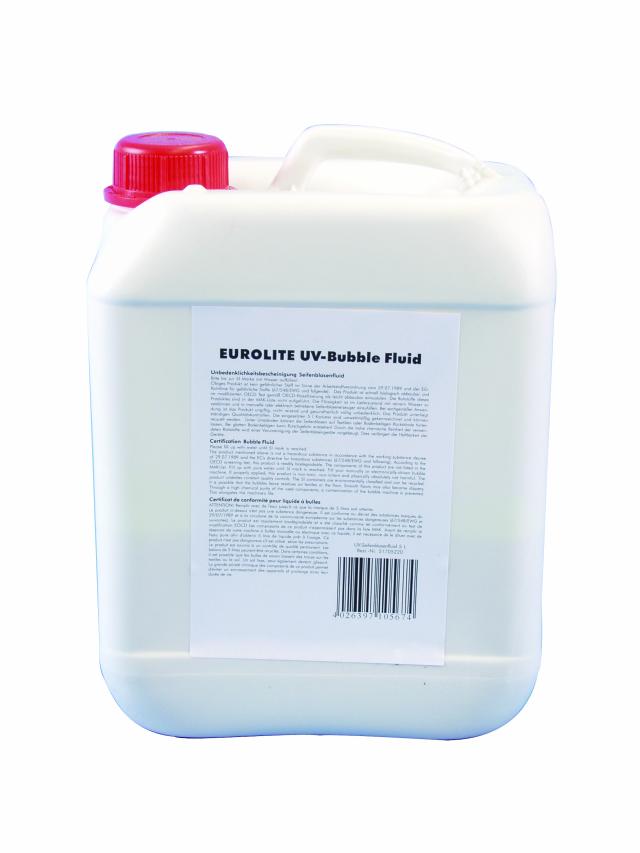Eurolite tvålbubbelvätska (5L, UV-gul)