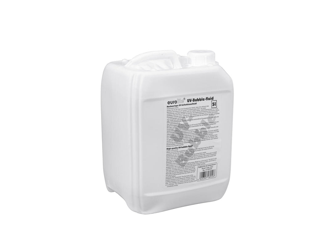 EUROLITE set med 3x UV-bubbelvätska 5l gul + röd + blå