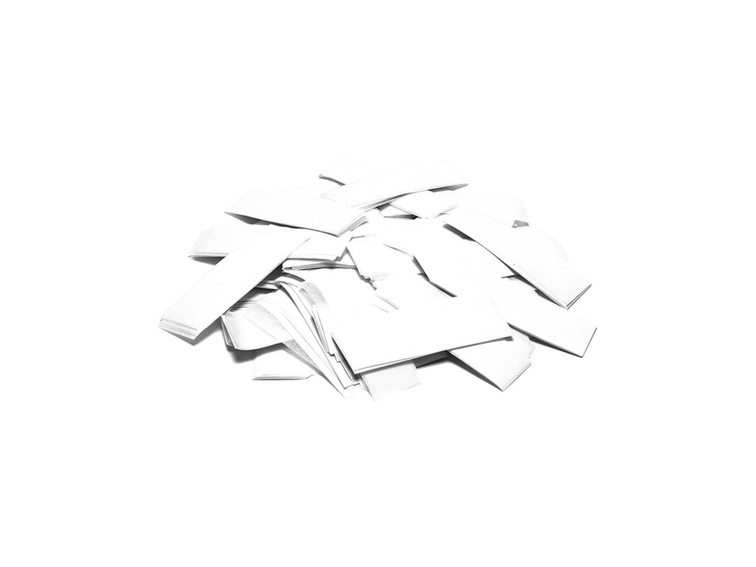 TCM FX Slowfall konfetti rektangulär 55x18mm, vit, 1kg