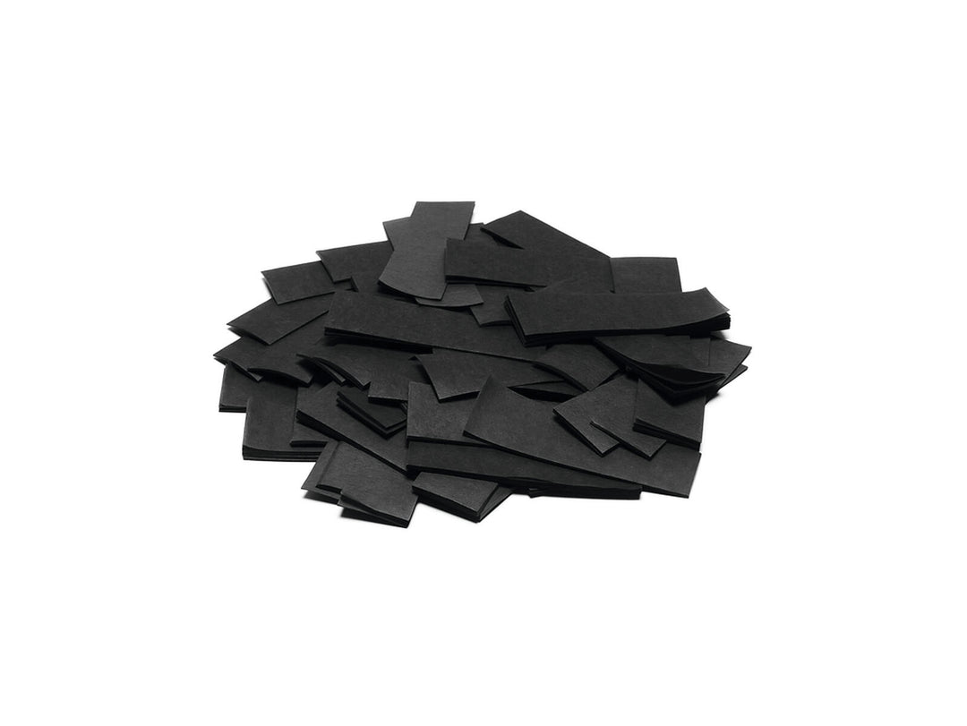 TCM FX Slowfall konfetti rektangulär 55x18mm, svart, 1kg